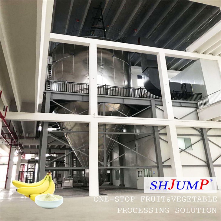 Линия за обработка на банани на прах